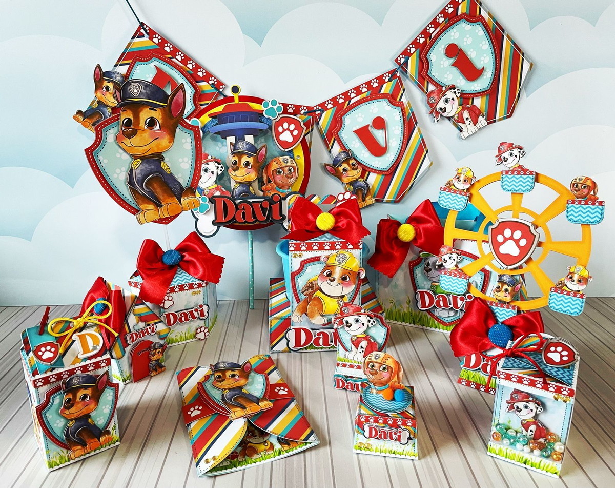 Arquivo De Corte Kit Patrulha Canina Aquarela Menino -017