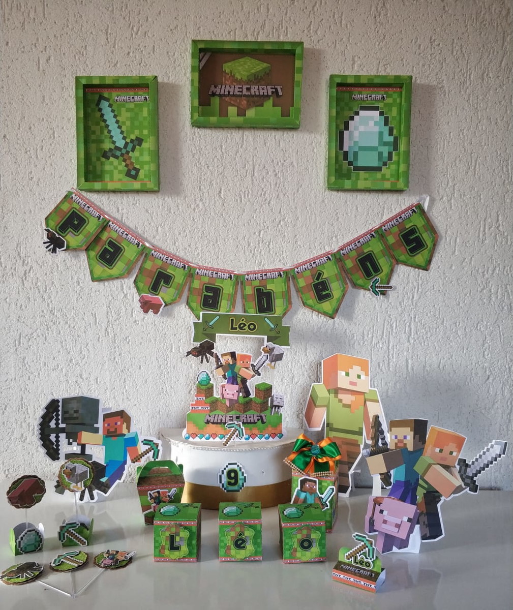 Arquivo de corte Minecraft em studio e PDF (13)