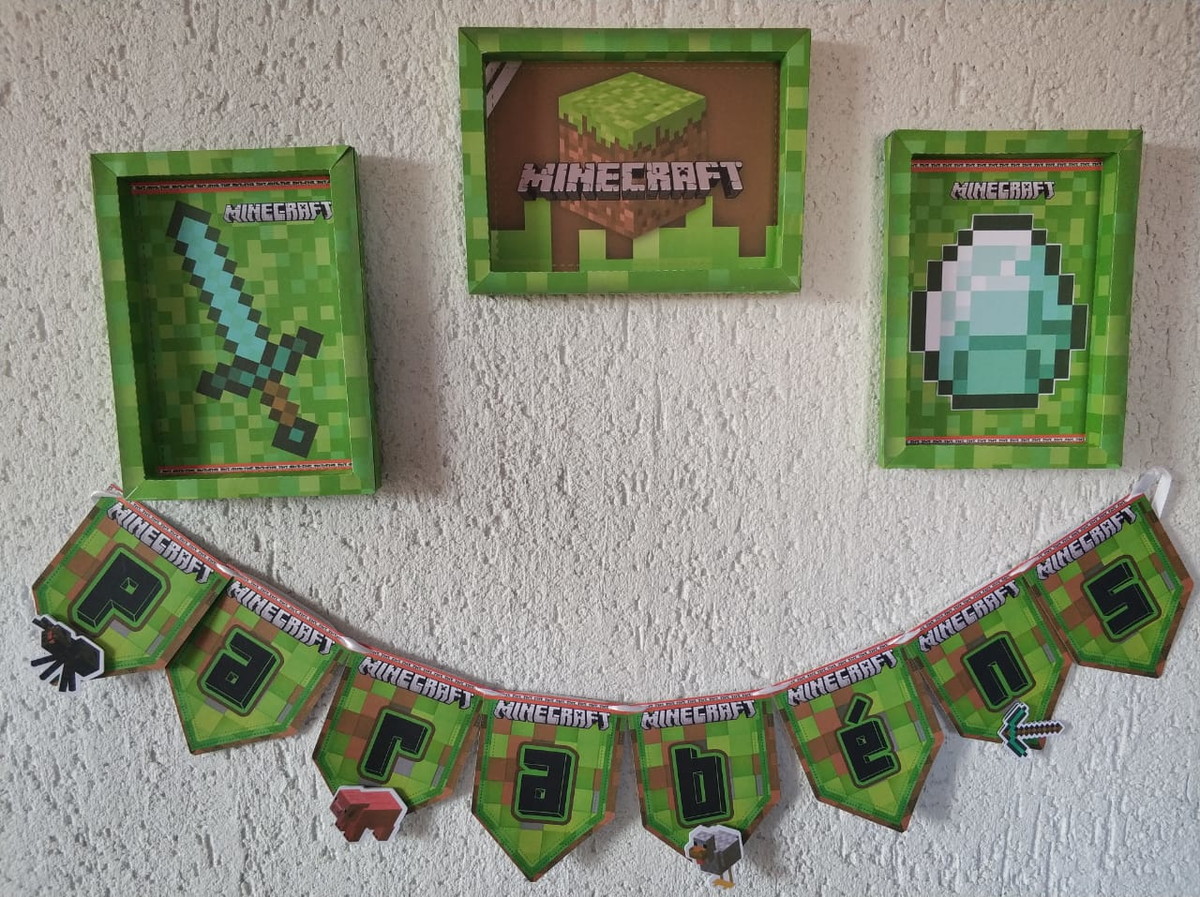 Arquivo de corte Minecraft em studio e PDF (13) - Imagem 3
