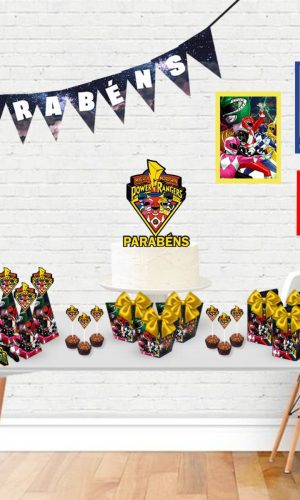 Arquivo de corte Power Rangers em studio e PDF