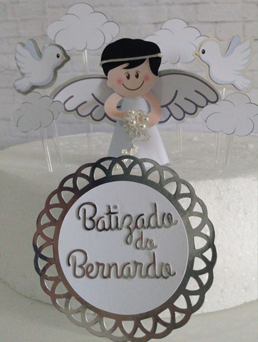 Arquivo de Corte - Topo Batizado Anjinho 2 - Imagem 2
