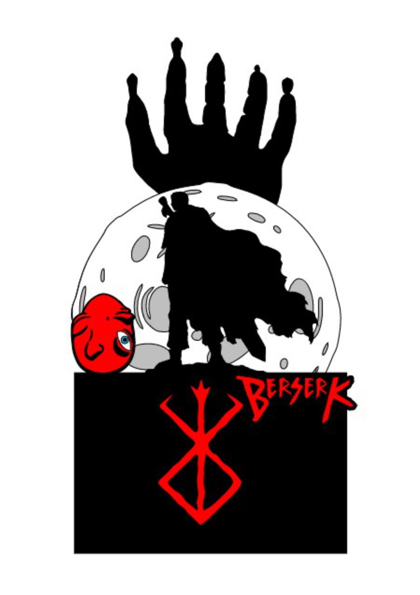 Arquivo De Corte Topo De Bolo Berserk Em Camadas