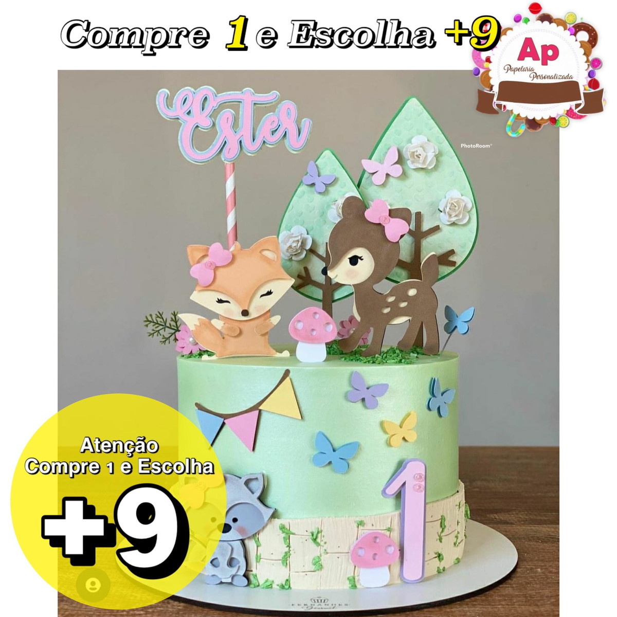 Arquivo de corte Topo de Bolo Bosque - STUDIO