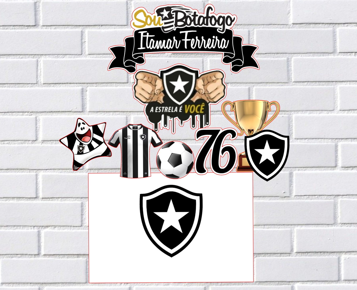 Arquivo de Corte Topo de Bolo Botafogo Studio 001