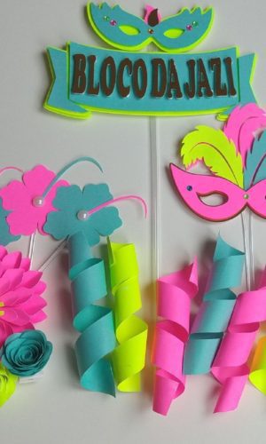 Arquivo de corte topo de bolo carnaval