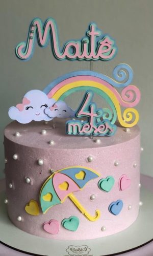 Arquivo De Corte Topo De Bolo Chuva De Amor #2