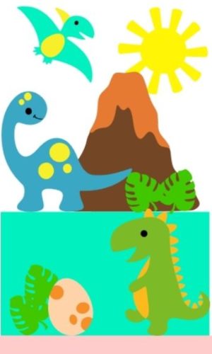 Arquivo de corte Topo de bolo Dinossauro CAMADAS STUDIO#2039