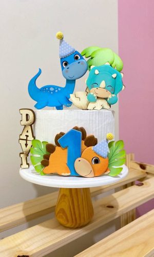 Arquivo de Corte Topo de Bolo Dinossauro Studio