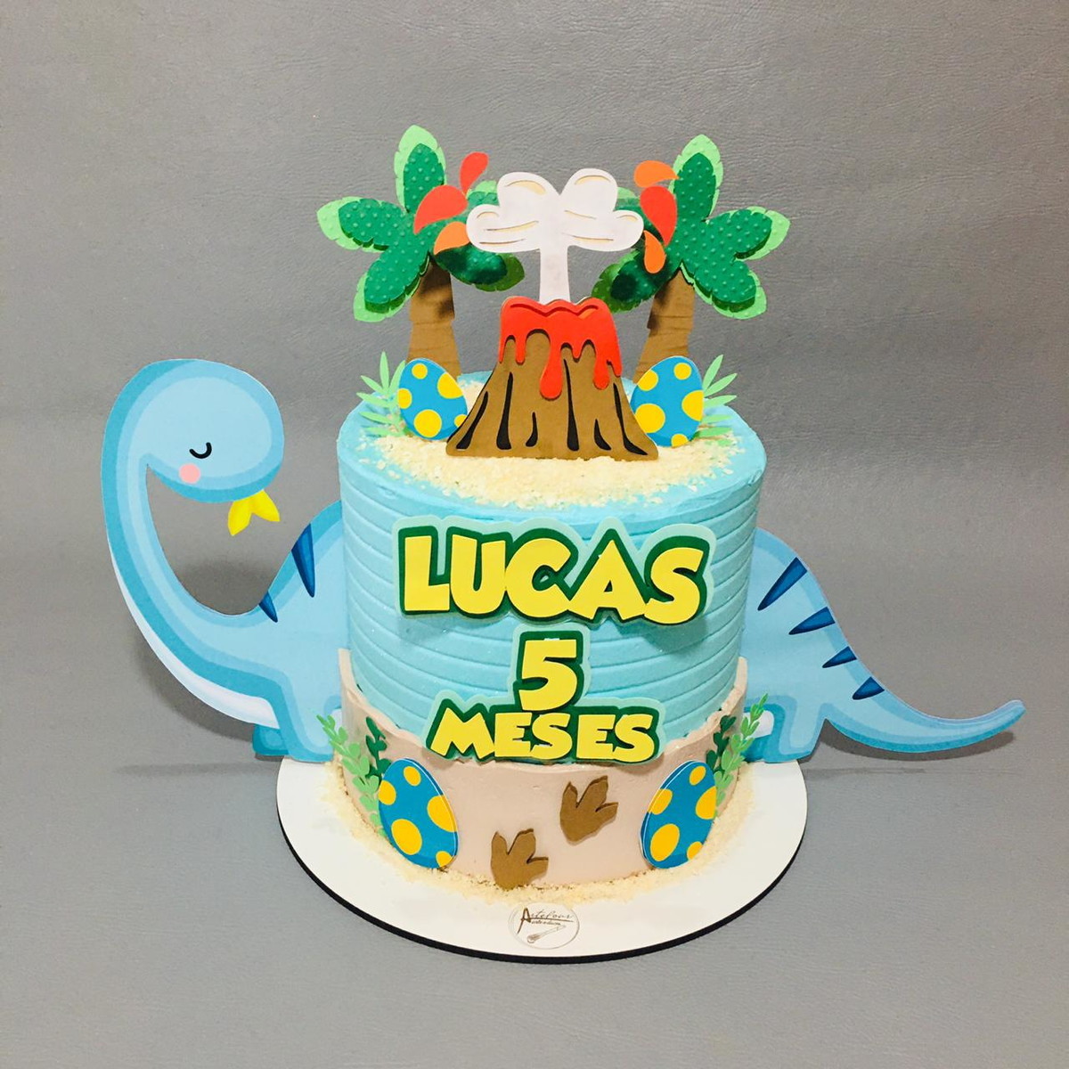 Arquivo de Corte - Topo de Bolo Dinossauros 1