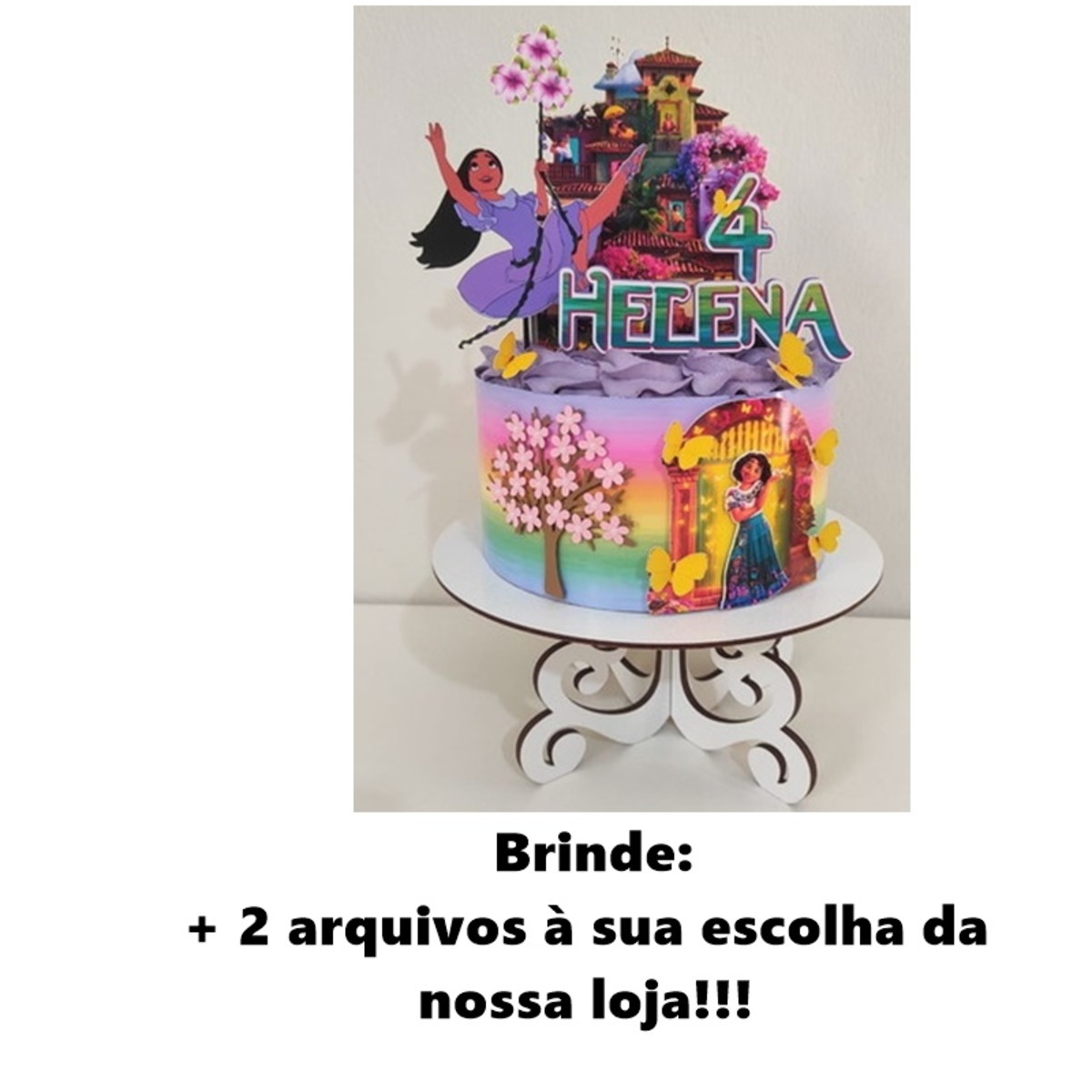 Arquivo de Corte Topo de Bolo Encanto Cod02 - Imagem 2