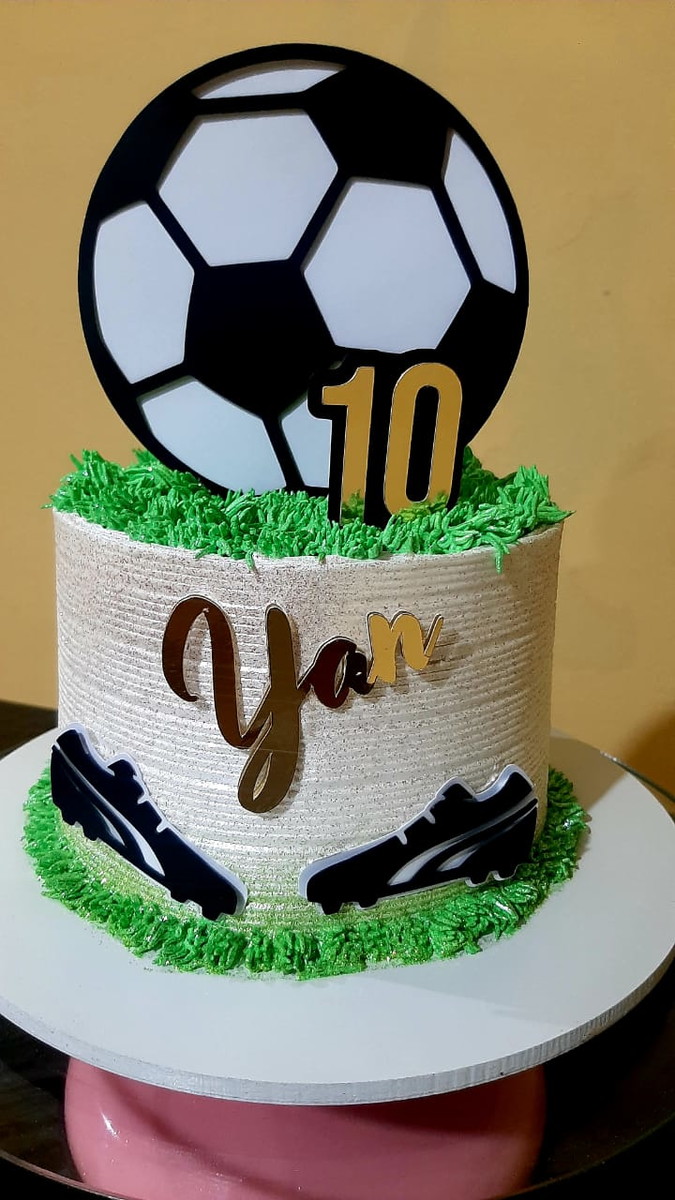 Arquivo de corte topo de bolo futebol