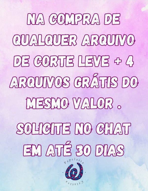 Arquivo de Corte Topo de Bolo Happy Birthday com Coração - Imagem 2