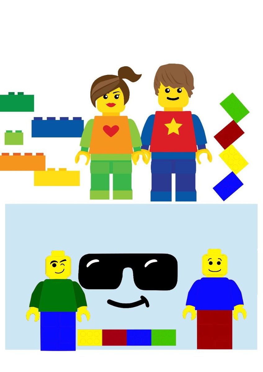 ARQUIVO DE CORTE TOPO DE BOLO Lego