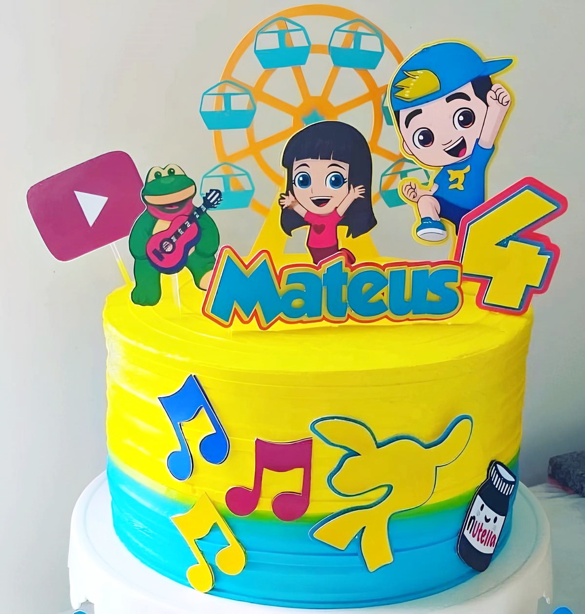 Arquivo de Corte Topo de Bolo Lucas Neto