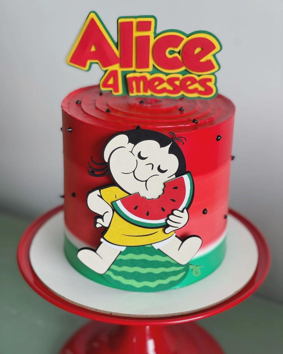 Arquivo de Corte Topo de Bolo Magali em Camadas 578