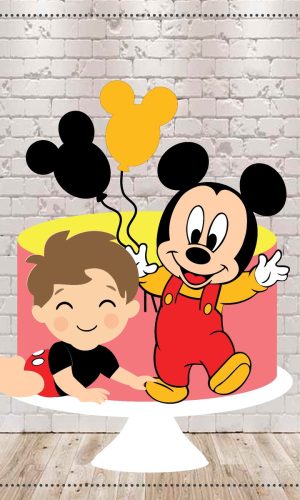 Arquivo de Corte Topo de Bolo Mickey em Camadas #1931#