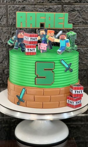 Arquivo de Corte Topo de Bolo Mine Craft