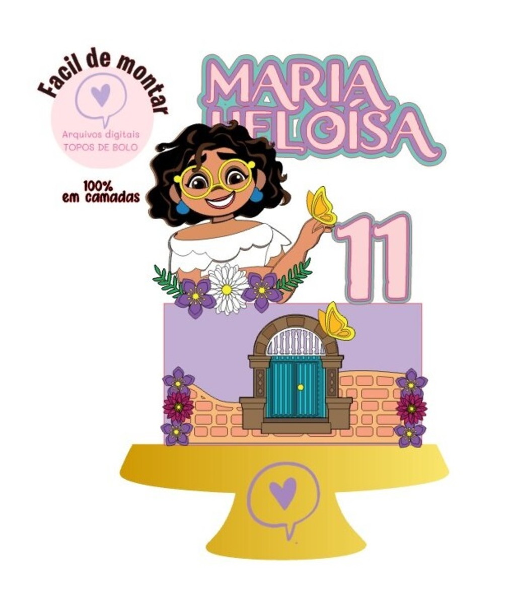Arquivo de Corte Topo de Bolo Mirabel 1