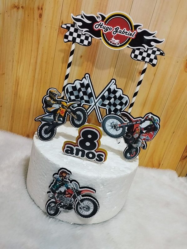 Arquivo de Corte Topo de Bolo Motocross 04 (Studio) - Imagem 2