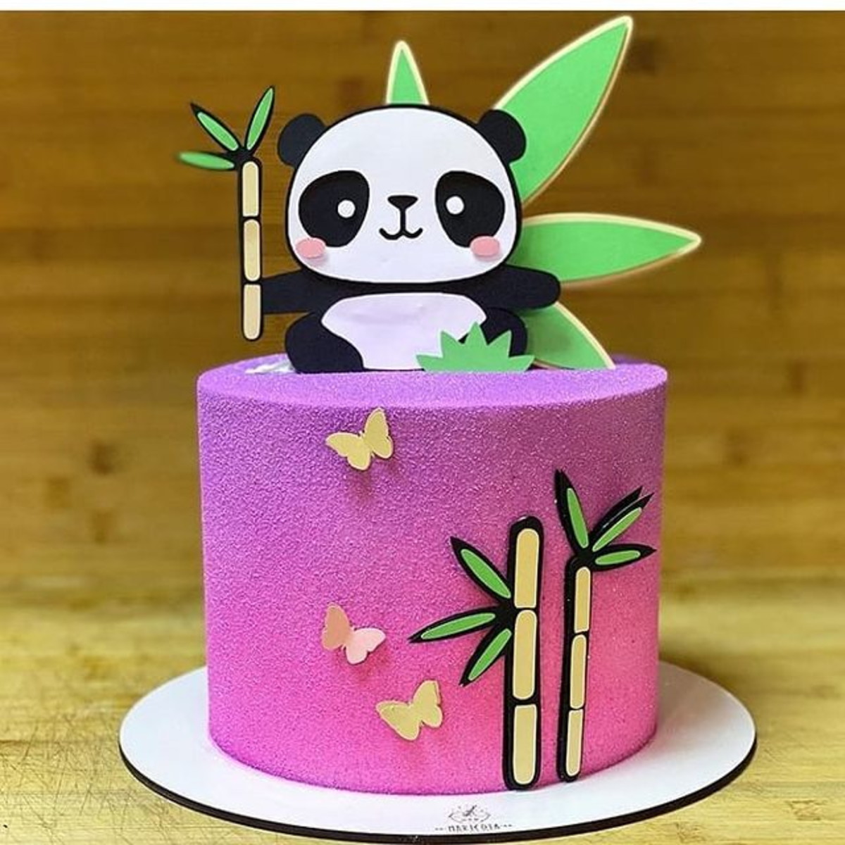 Arquivo de Corte Topo de Bolo Panda em Camadas #1188#