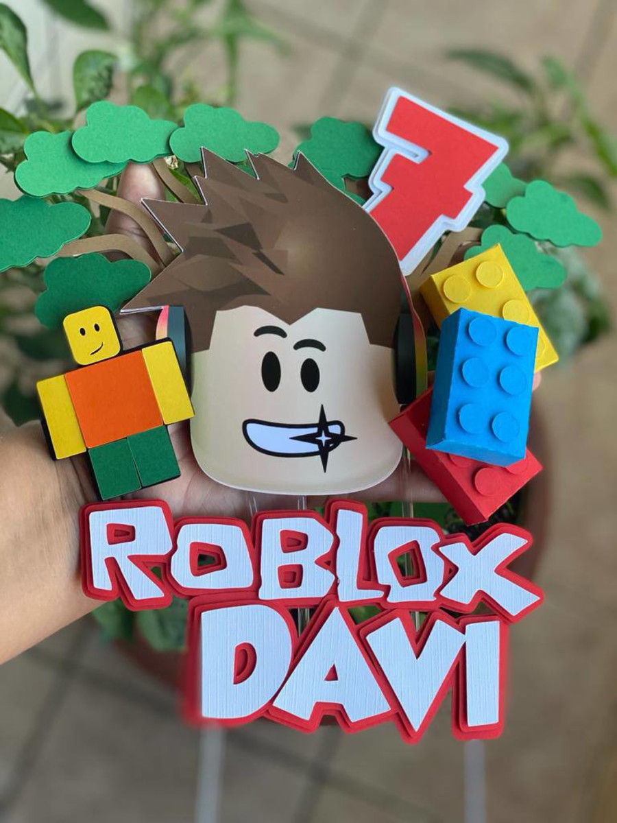 ARQUIVO DE CORTE: TOPO DE BOLO ROBLOX 001