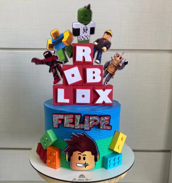 Arquivo de Corte Topo de Bolo Roblox 6 + Brinde