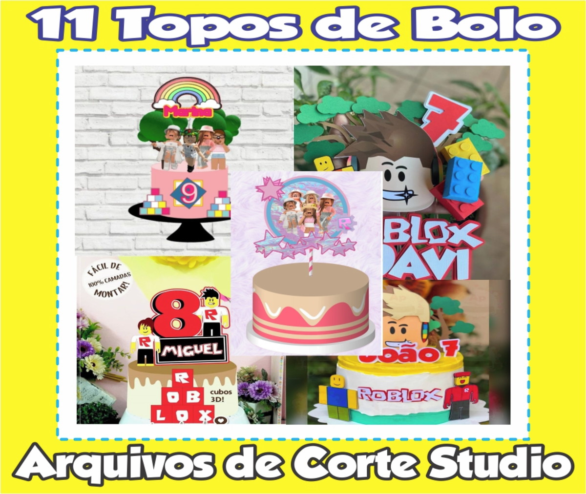 Arquivo de Corte Topo de Bolo Roblox
