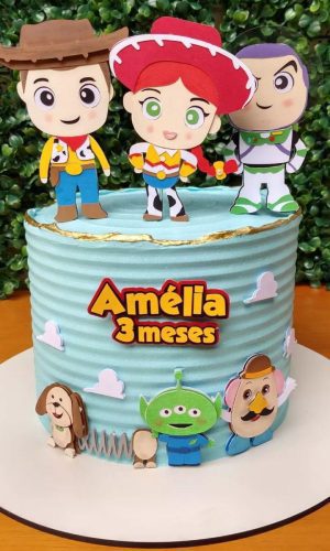 Arquivo de Corte Topo de Bolo Toy Story em Camadas #1384#