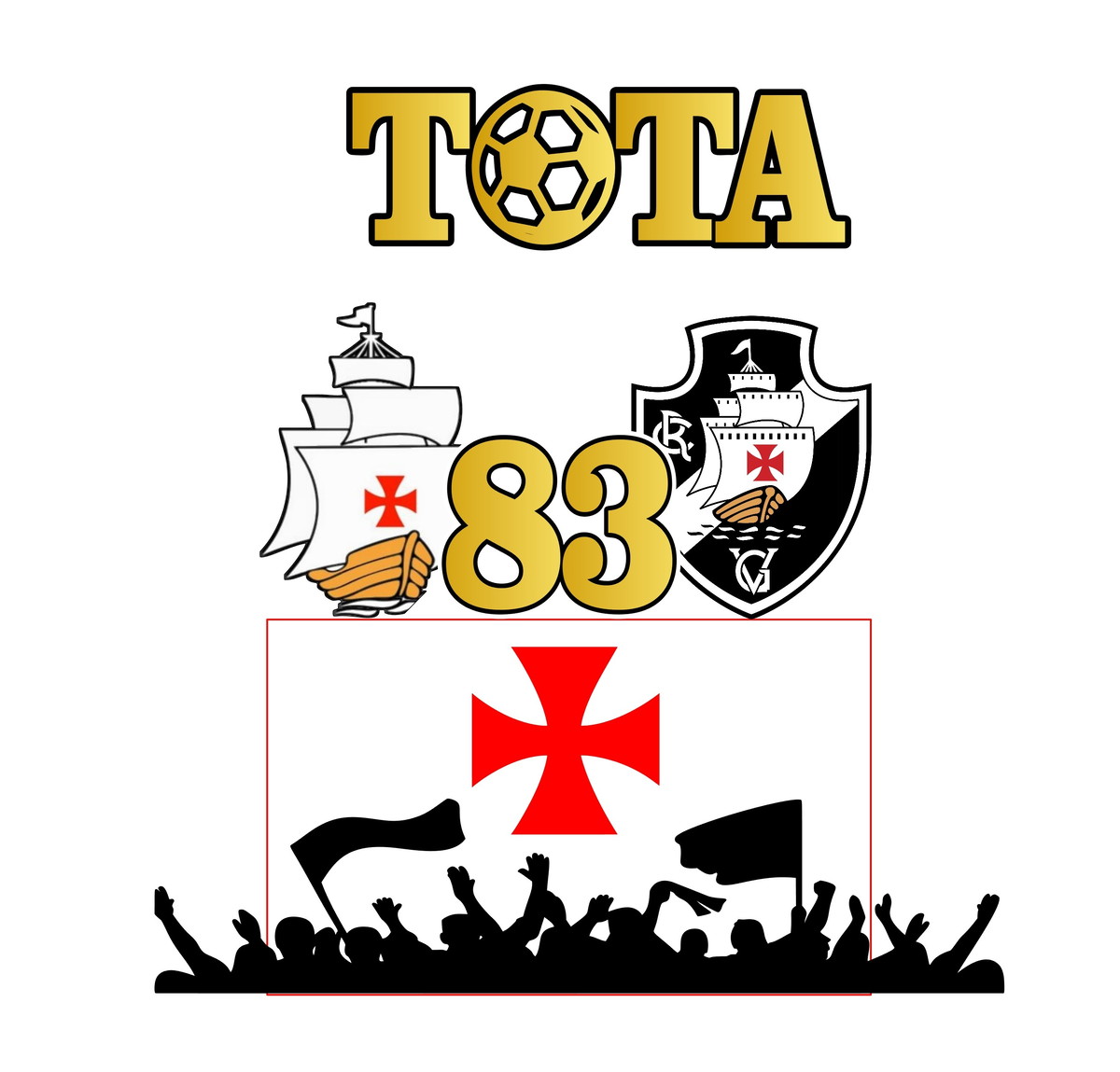 Arquivo de Corte Topo de Bolo Vasco Studio 003 - Imagem 2