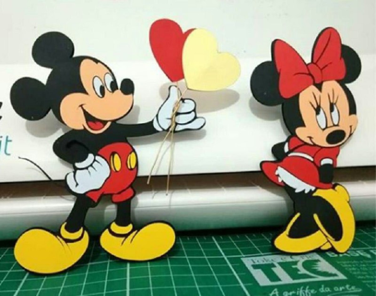 Arquivo de corte topo Minnie Mickey CAMADAS 2