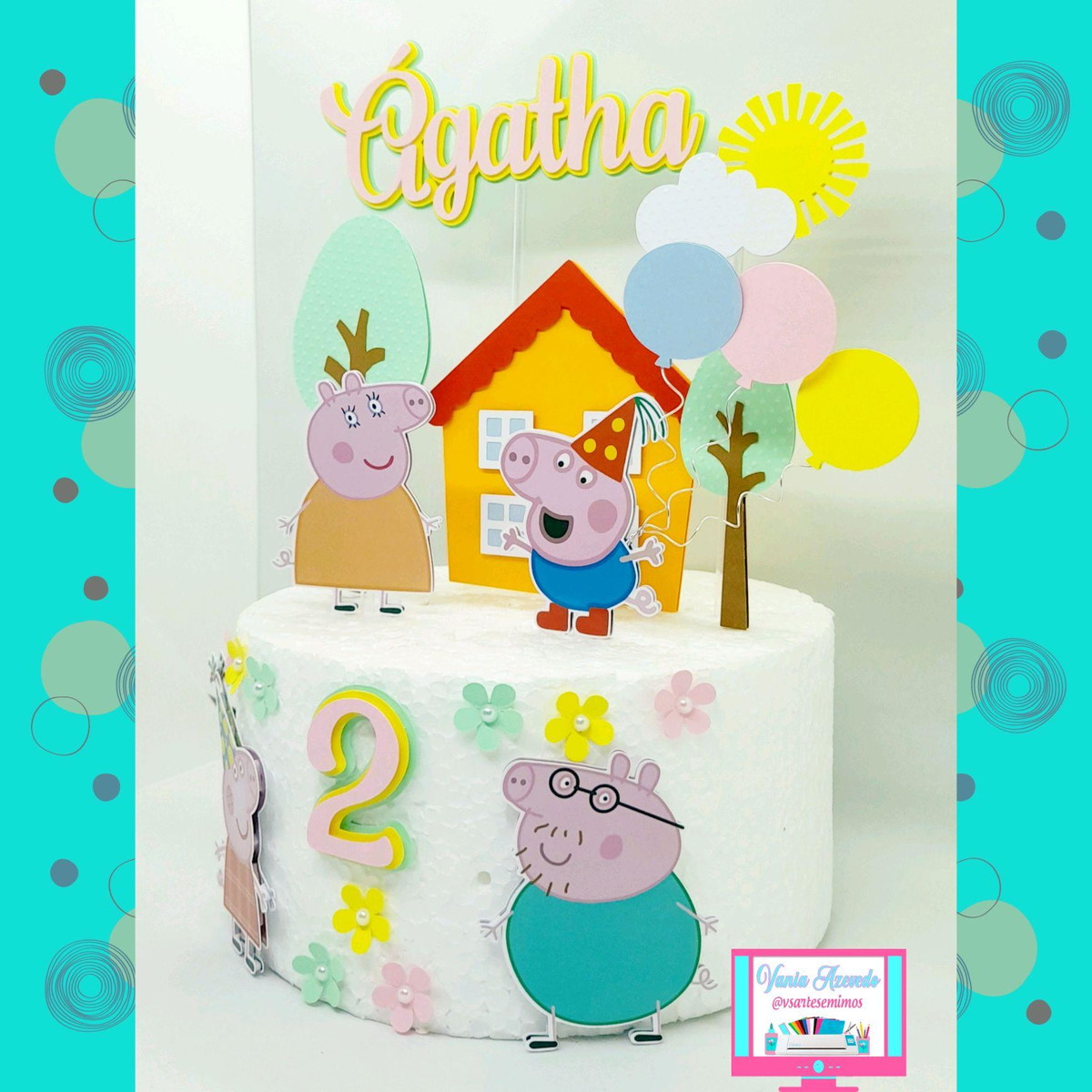 Arquivo De Corte Topo Pepppa Pig - Imagem 3