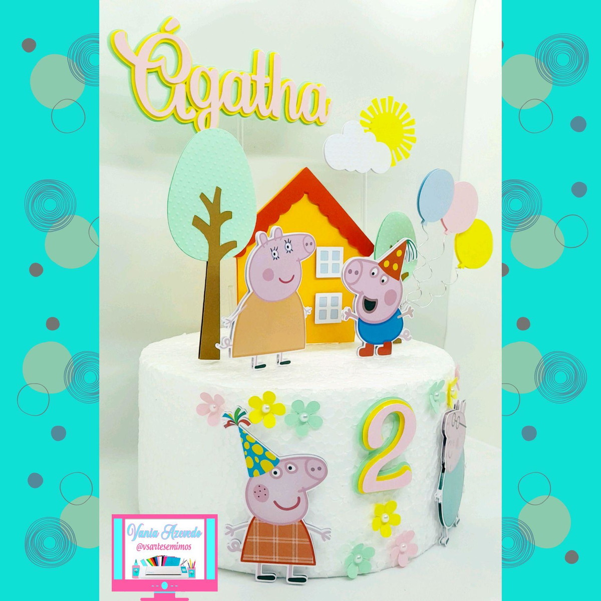 Arquivo De Corte Topo Pepppa Pig - Imagem 2