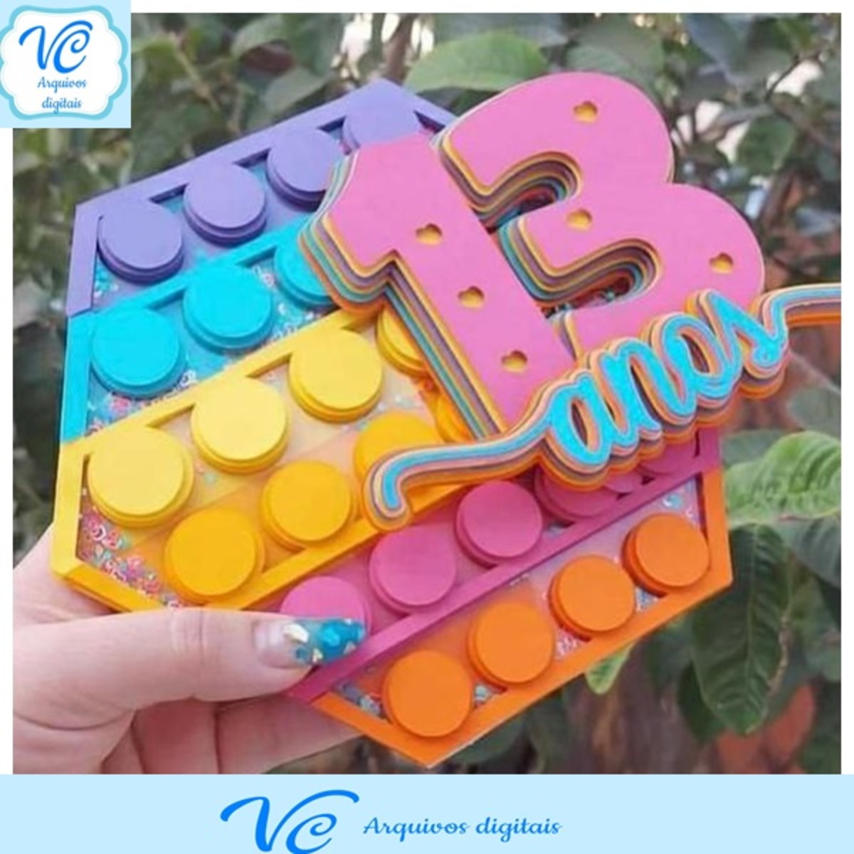 Arquivo de corte topo Pop it -04- Fidget toys -COD 974
