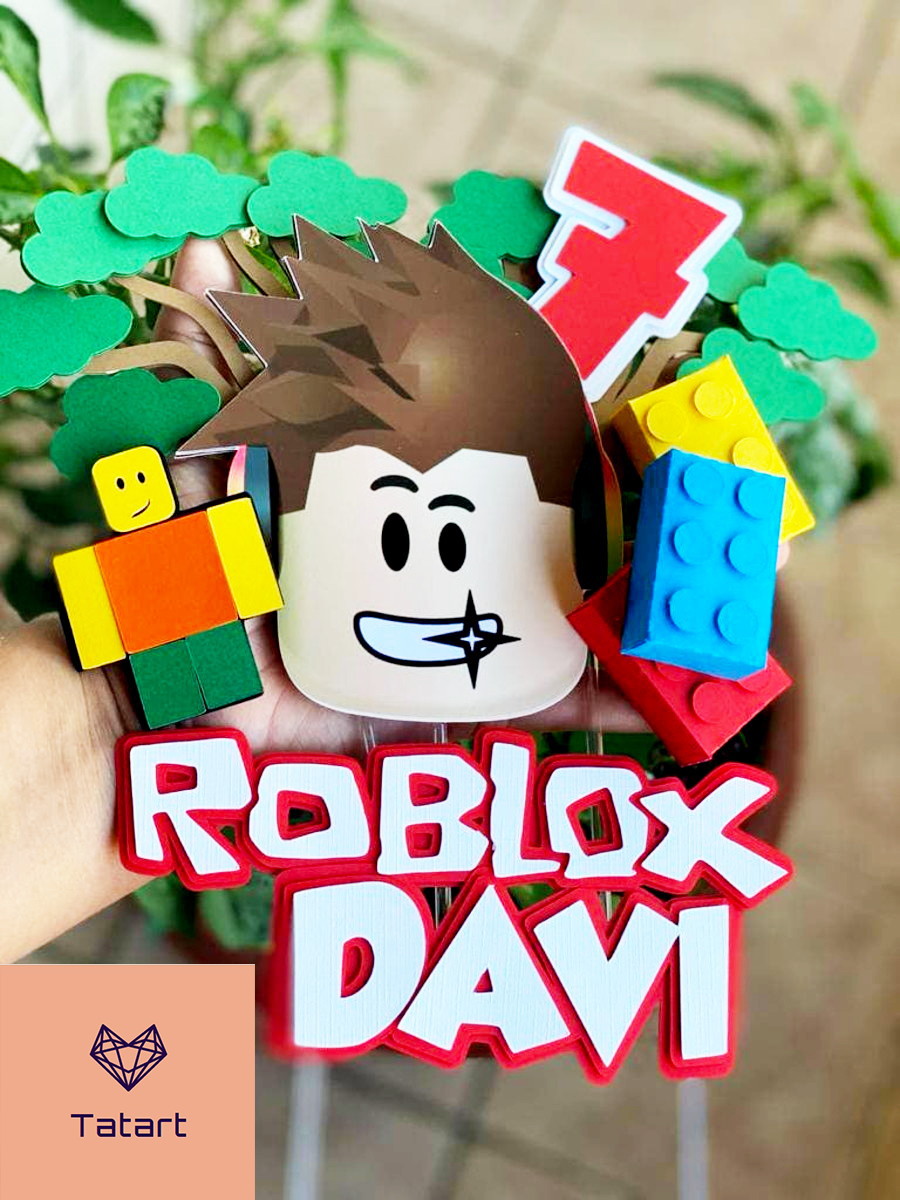 Studio/pdf Arquivo de Corte Topo Roblox -003 - Imagem 2