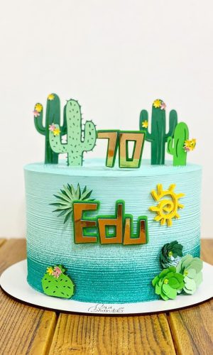 Arquivo de topo de bolo cactos