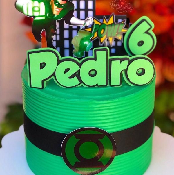 Arquivo de topo de bolo lanterna verde