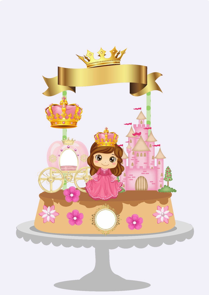 Arquivo de Topo Princesinha Cute - Imagem 2
