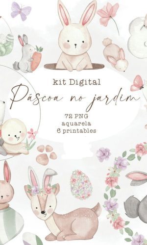 Arquivo Digital Pascoa Jardim Aquarela #006#