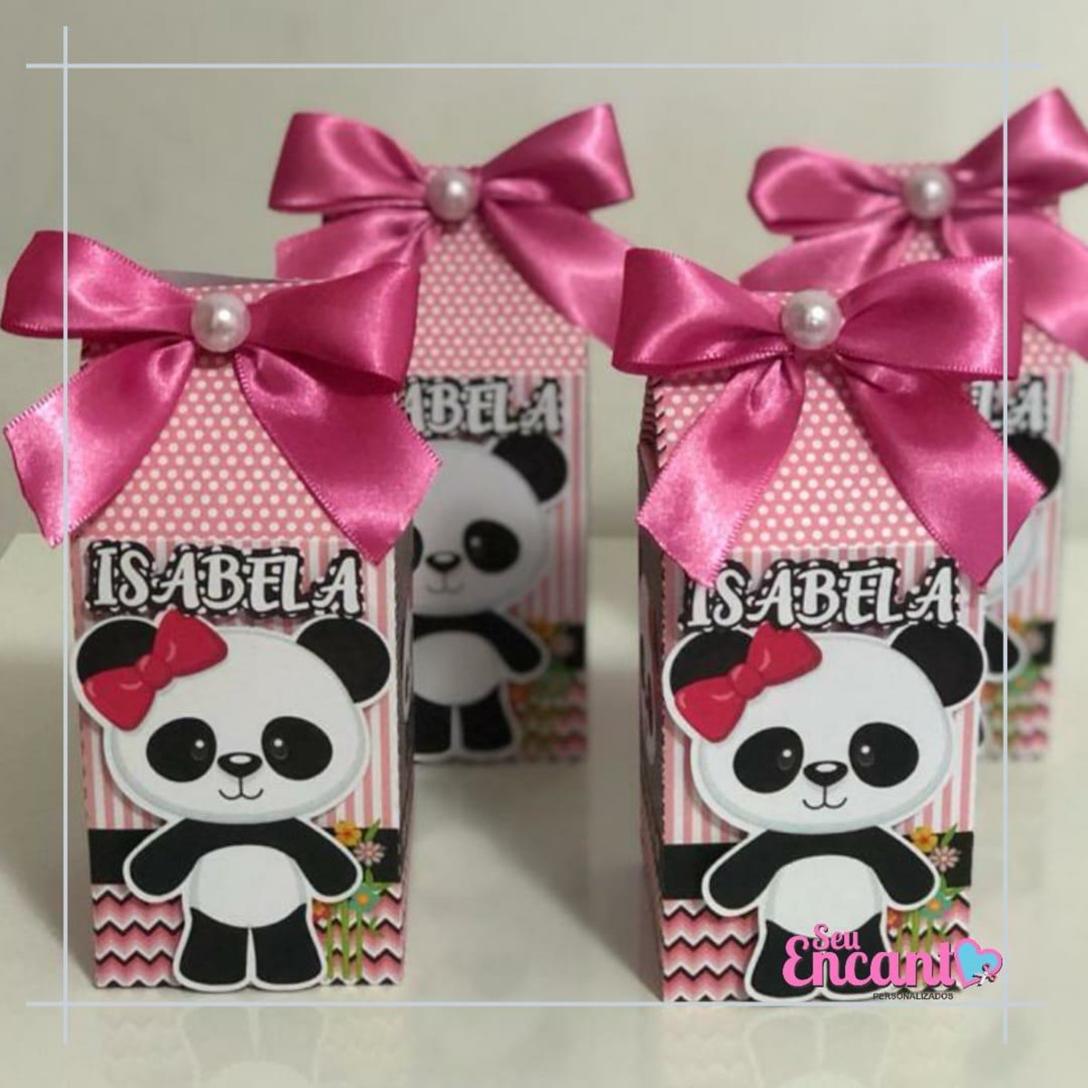 Arquivo Silhouette - Kit Festa Panda Rosa - Imagem 3