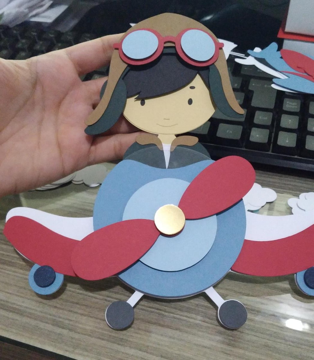 Topo Menino Aviador Camadas 1 - Arquivo