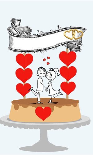 Arquivo Topo de Bolo - Aniversário de Casamento