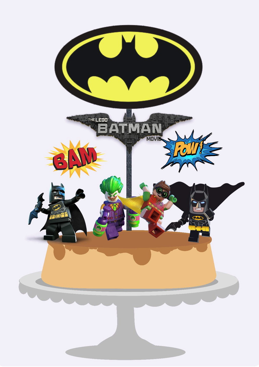 Arquivo Topo de Bolo - Batman Lego