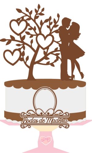 Arquivo Topo de Bolo - Bodas de Madeira 5 anos