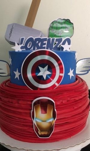 Arquivo topo de bolo capitao america