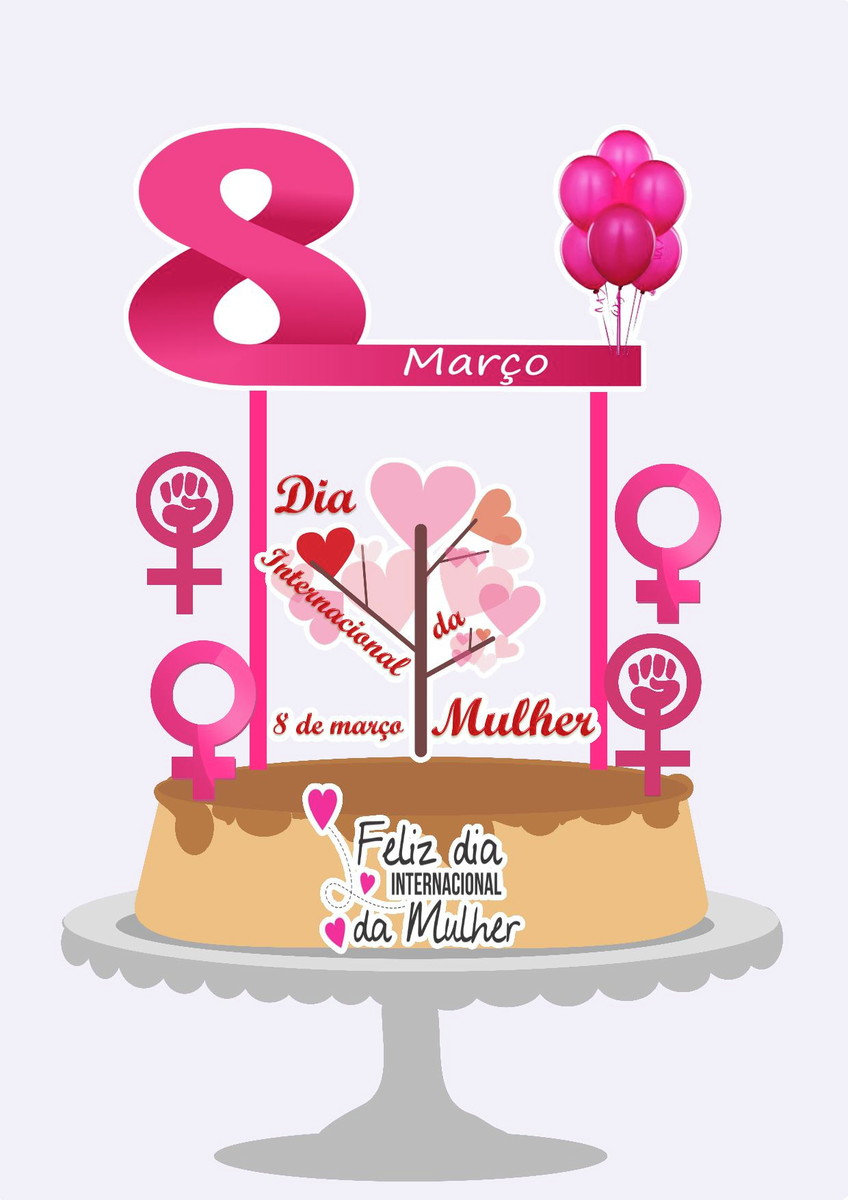 Arquivo Topo de Bolo - Dia da Mulher