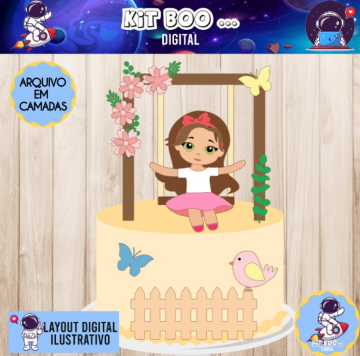 Arquivo Topo De Bolo - Menina Balanço