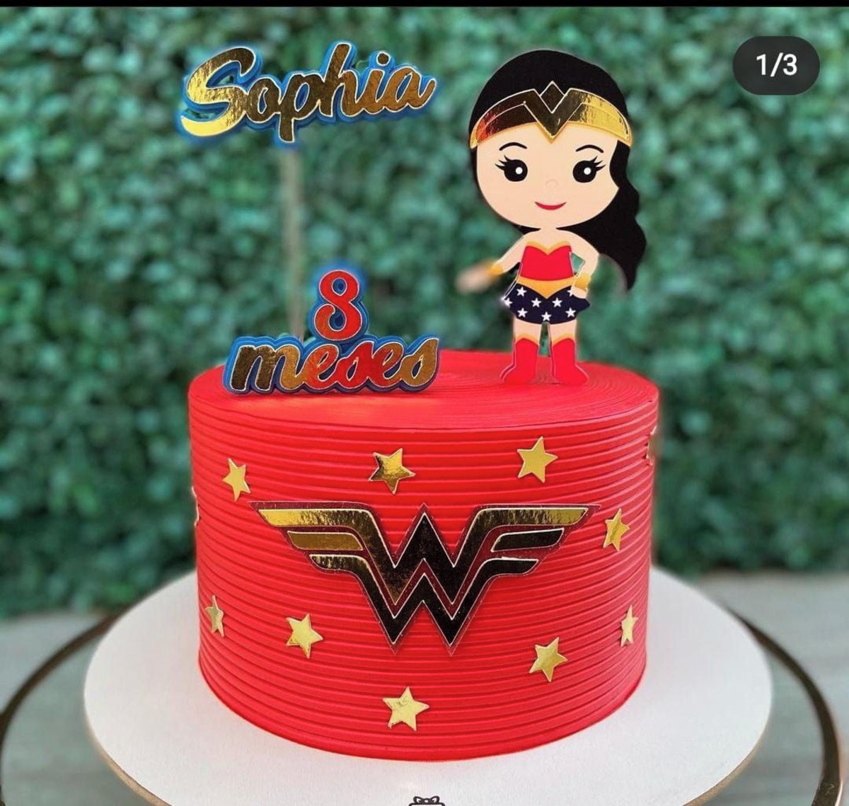 Arquivo Topo de Bolo - Mulher Maravilha