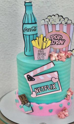 Arquivo topo de bolo netflix cute