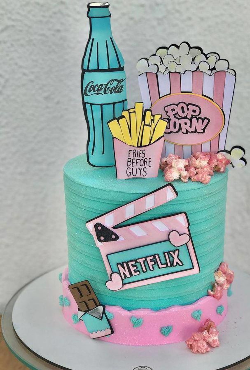 Arquivo topo de bolo netflix cute