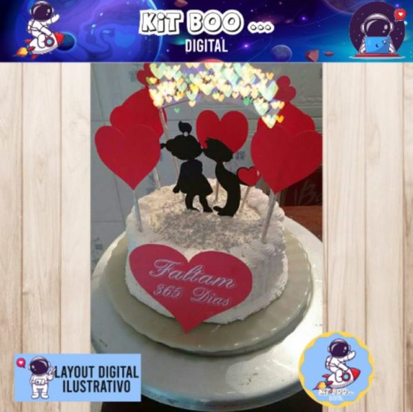 Arquivo Topo De Bolo Noivado Topo De Bolo Para Imprimir